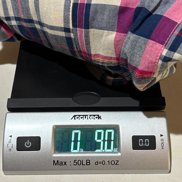 American Living Men Long sleeve Patchwork Button Down Shirt Sz M Plaid Madras - Picture 11 of 11